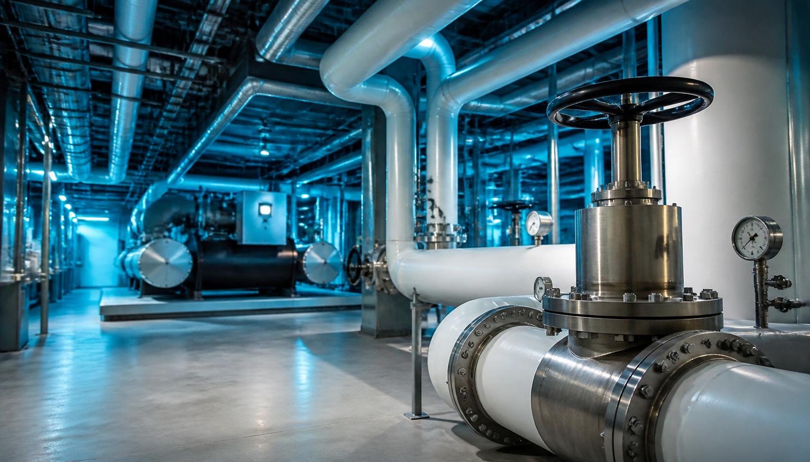 A Dubai apartment interior with a chiller thermostat visible — illustrating an article on chiller clearance from Empower, Emicool, and Tabreed.
