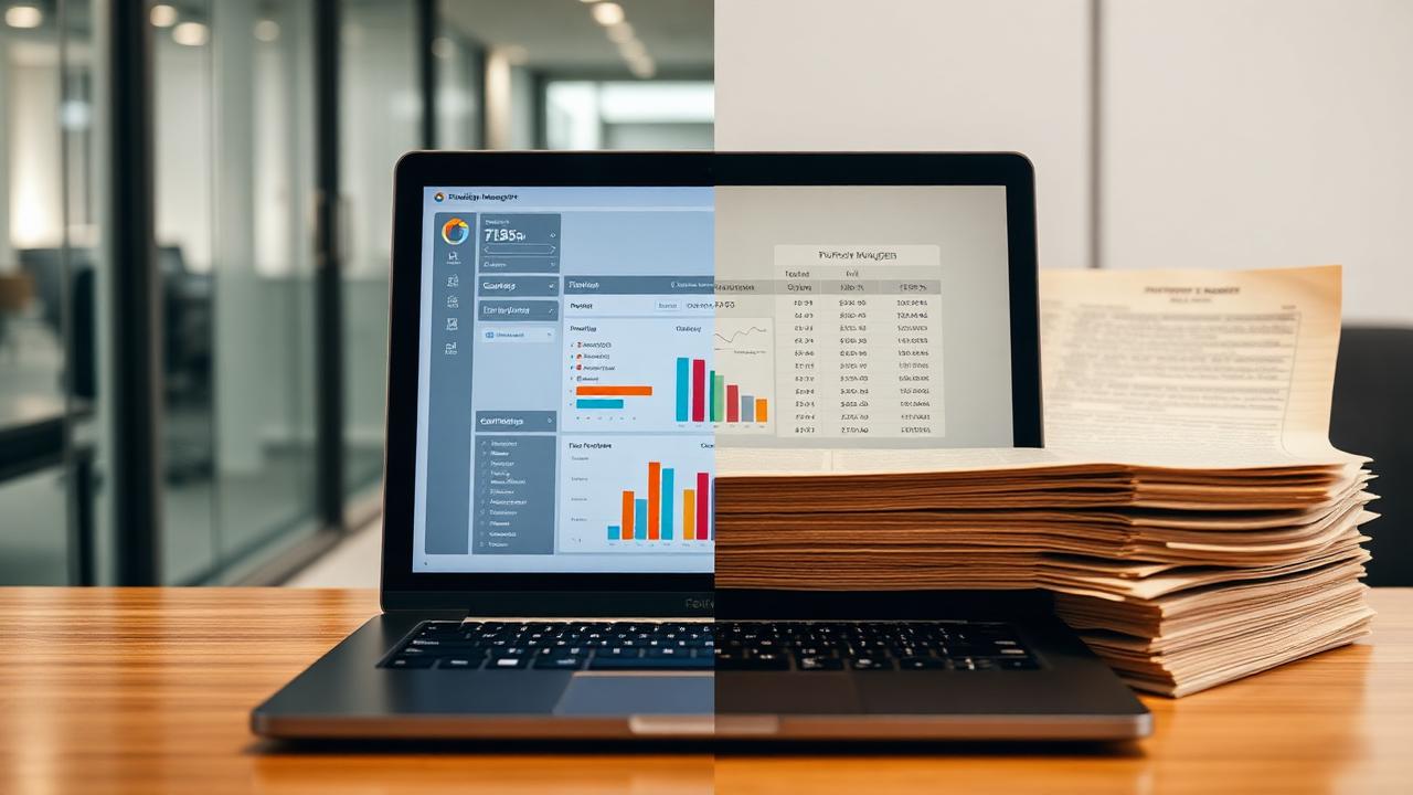 Comparison of TowerDesk modern AI building management platform versus traditional property management system in Dubai.